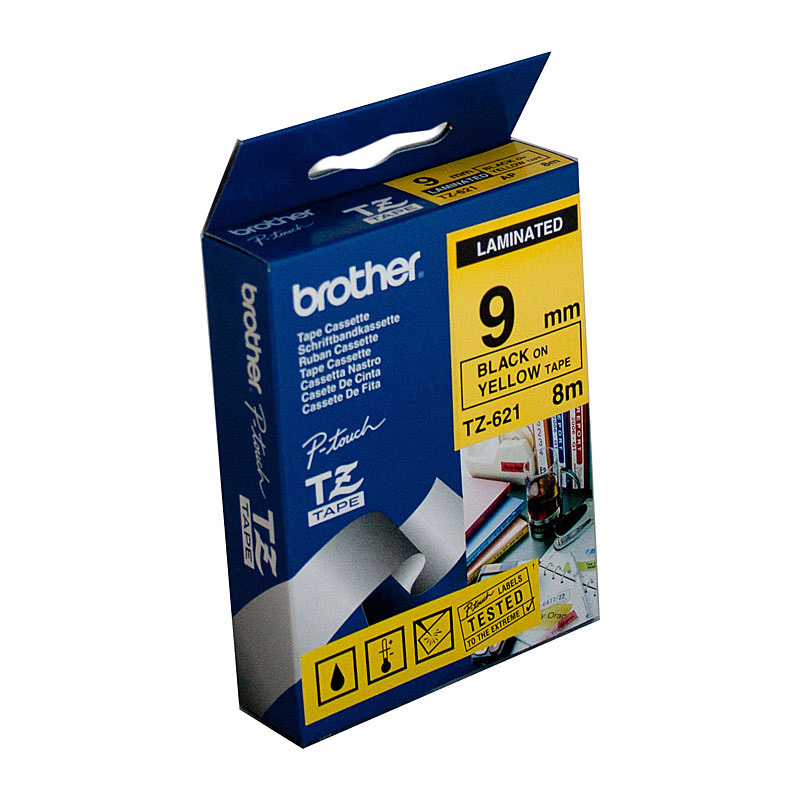 V177-D-BTZ621_uc__16698_1 BROTHER TZe621 Labelling Tape - Image 1