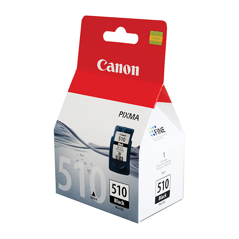V177-D-C510_uc__14560_1 CANON PG510 Black Ink Cartridge - Image 1