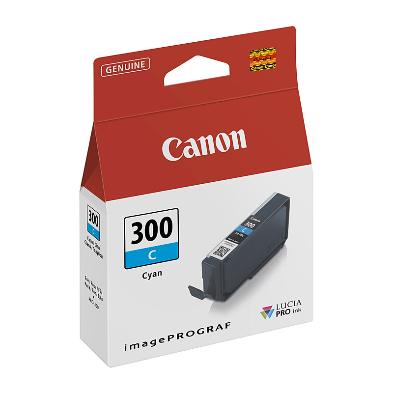 V177-D-CI300C_uc__62719_1 CANON PFI300 Cyan Ink Tank - Image 1