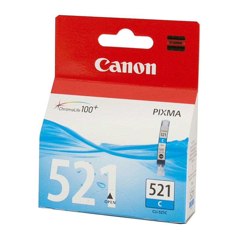 V177-D-CI521C_uc__73897_1 CANON CLI521 Cyan Ink Cartridge - Image 1