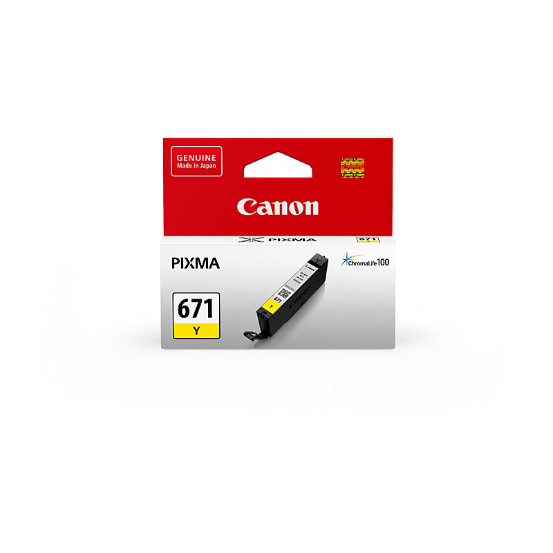 V177-D-CI671Y_uc__51586_1 CANON CLI671 Yellow Ink Cartridge - Image 1