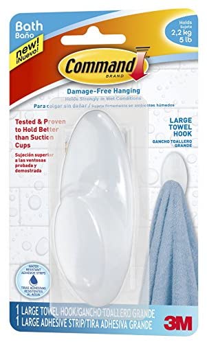 V177-D-CMDXA006713870-towelhook__74869-00 COMMAND Towel Hook WET-17 Lg - Image 1