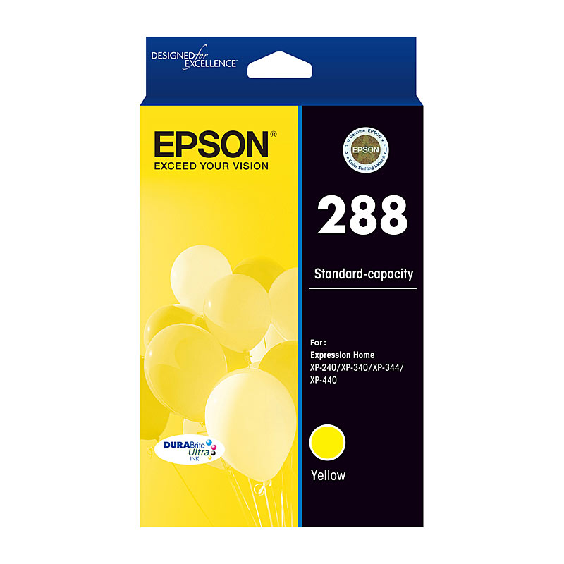 V177-D-E288Y_uc__51677_1 EPSON 288 Yellow Ink Cartridge - Image 1