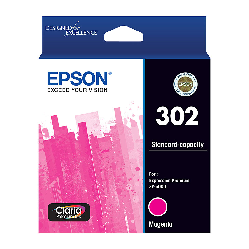 V177-D-E302M_uc__40225_1 EPSON 302 Magenta Ink Cartridge - Image 1
