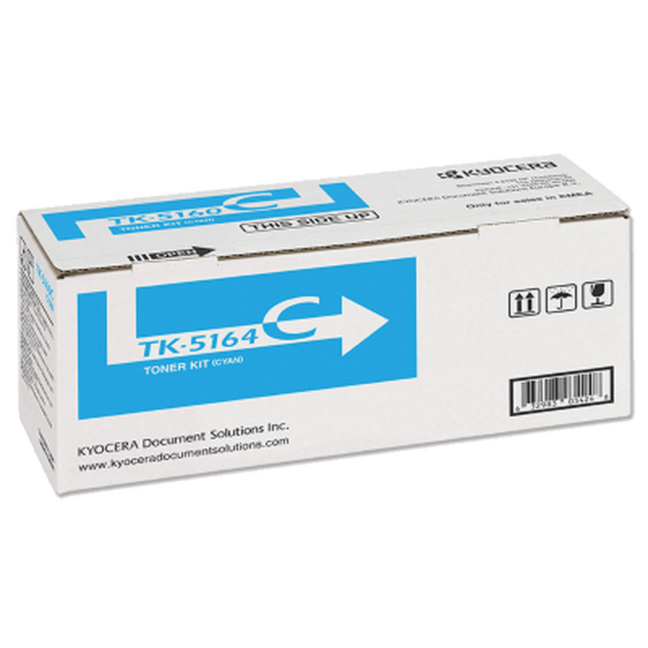 V177-D-K5164C-Kyocera-TK-5164-Cyan-Toner__20671-00 KYOCERA TK5164 Cyan Toner - Image 1