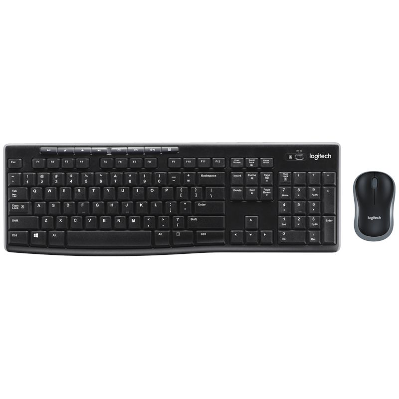 V177-D-LOGMK270R_uc__73365_1 LOGITECH MK270R Wireless Keyboard and Mouse Combo 2.4GHz Wireless Compact Long Battery Life 8 Shortcut keys KBLT-MK235 - Image 1