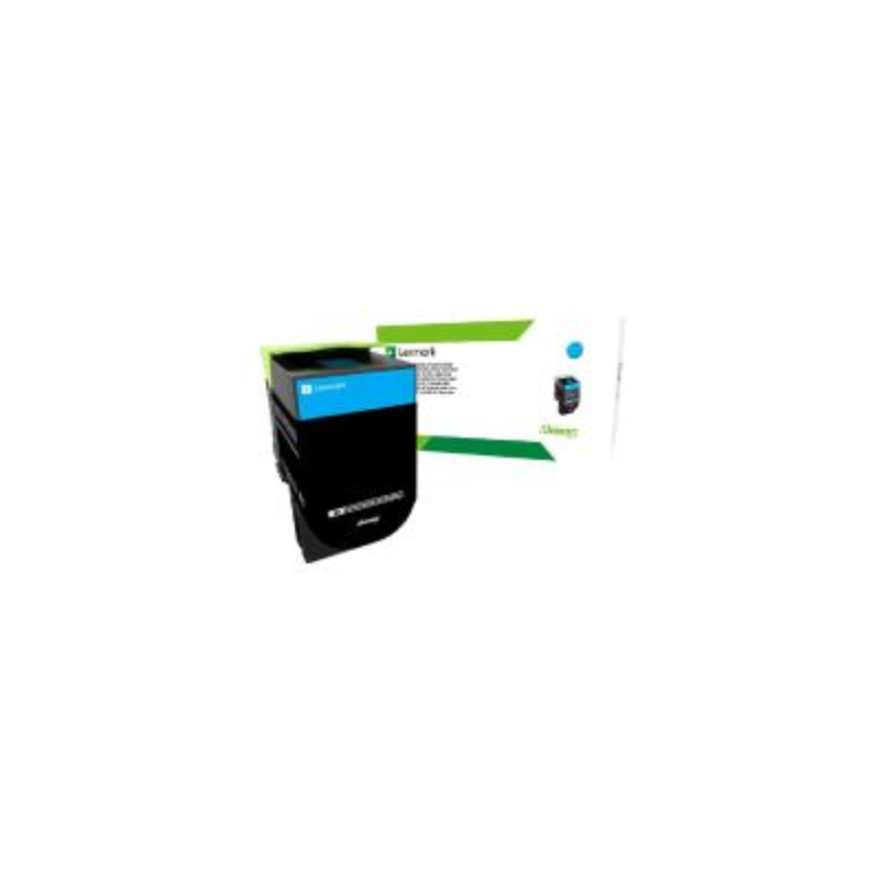V177-D-LX808SC-uc__88639-00 LEXMARK 808SC Standard Cyan Toner - Image 1