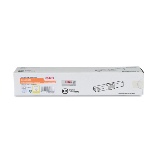 V177-D-O301Y_OKI-C301-YL-TNR__88405_1 OKI C301 Yellowlow Toner - Image 1