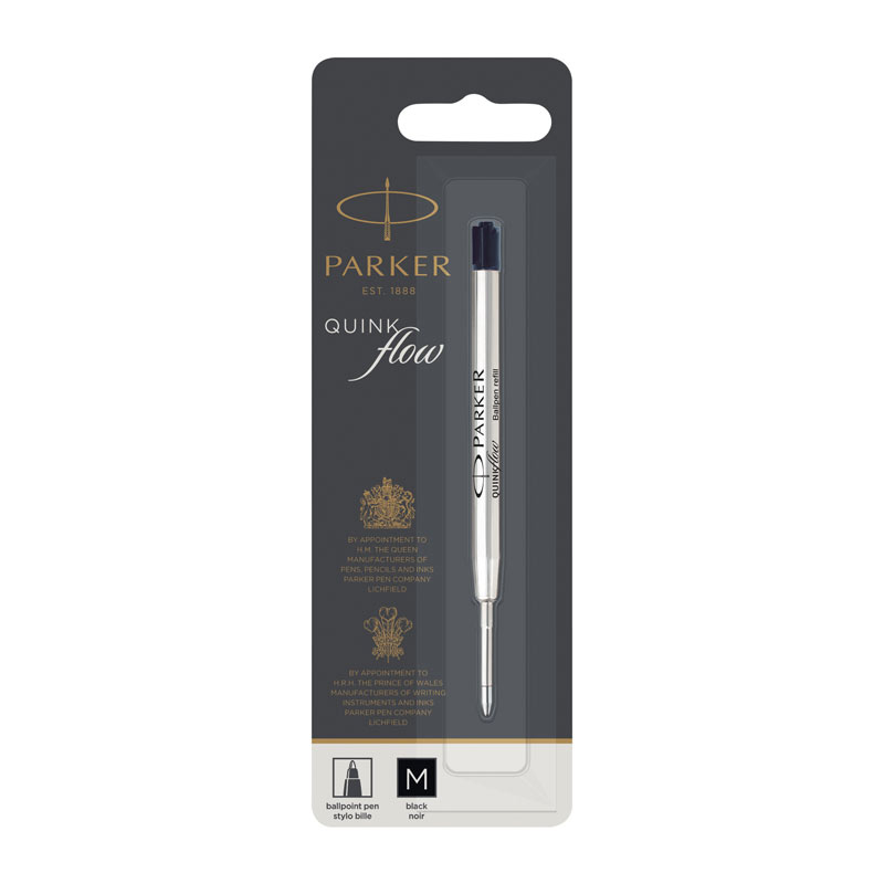 V177-D-PAR1950369_uc__77973_1 PARKER Quinkflow Ball Pen Rf Med Black - Image 1