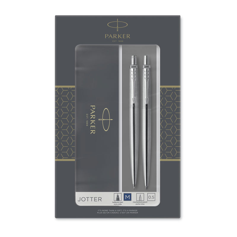 V177-D-PAR2093256_PAR2093256__60125_1 PARKER Duo Set Jotter/Mech Pencil - Image 1