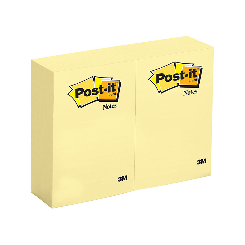 V177-D-PI70016033345_PI70016033345__59379_1 POST-IT Note 659 98X149 Ylw Pack of 12 - Image 1