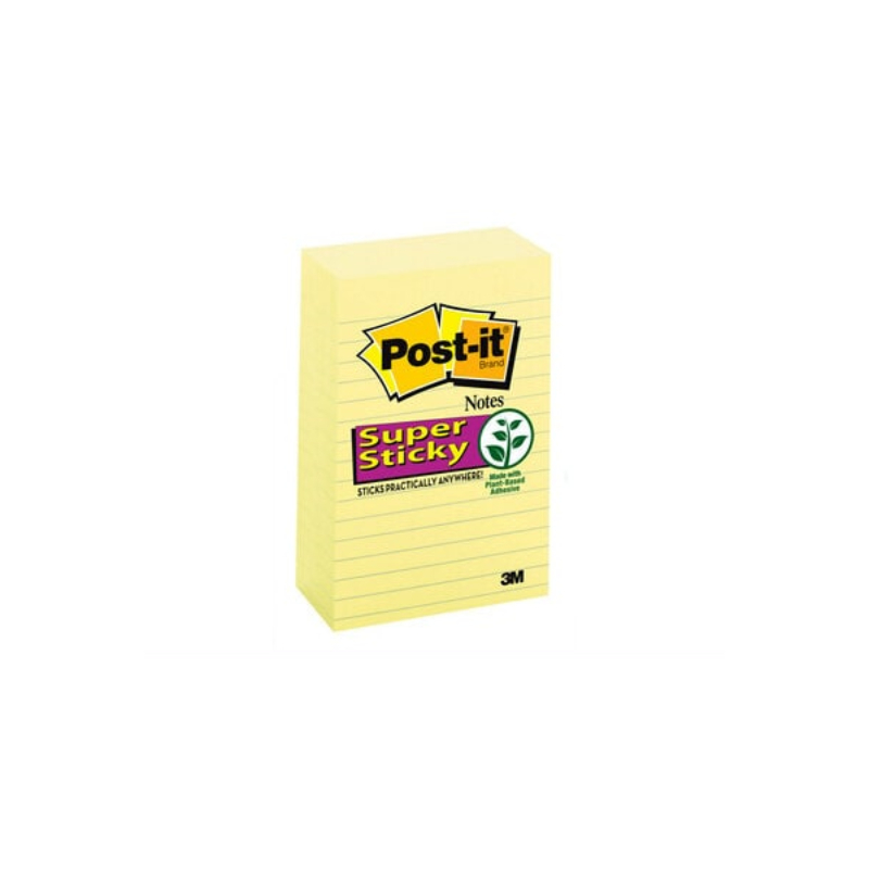 V177-D-PI70071208626-PI70071208626__82494-00 POST-IT Super Sticky 660-5SSCY Lined Yw Pack of 5 - Image 1