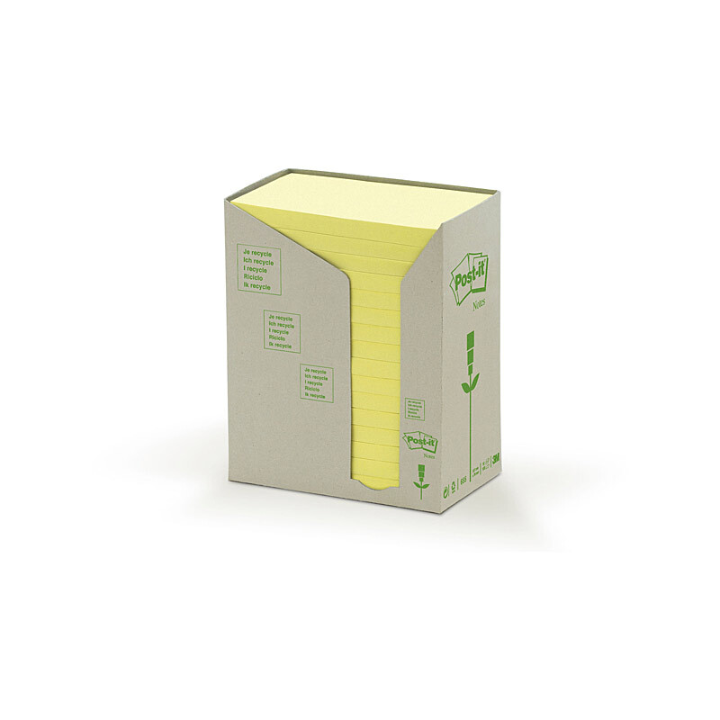 V177-D-PIUU009543982_PIUU009543982__31479_1 POST-IT 655-RTY Rec Yw 76X127 Pack of 16 - Image 1