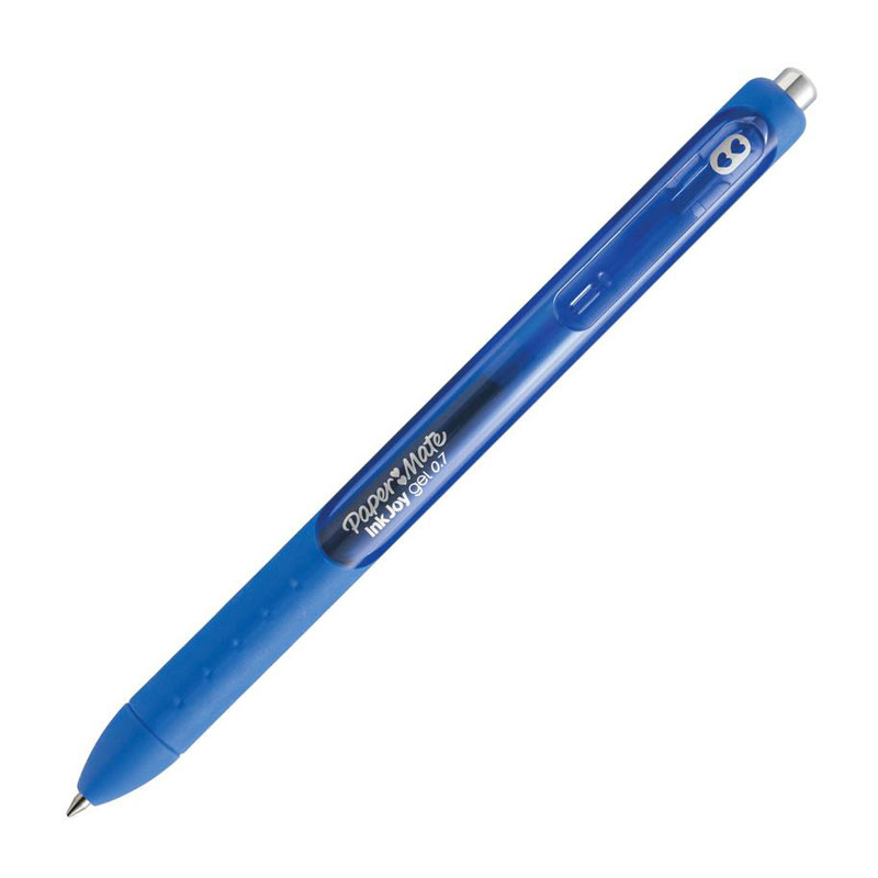 V177-D-PM1953046-34652-00 PAPER MATE Inkjoy RT Gel Pen Blue Box of 12 - Image 1