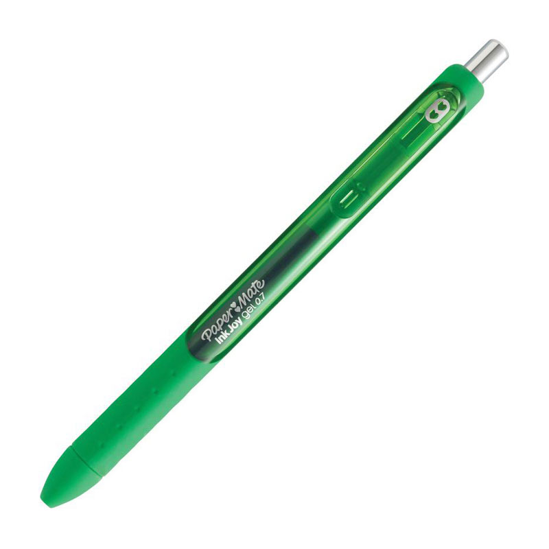 V177-D-PM1953517-34650-00 PAPER MATE Inkjoy RT Gel Pen Green Box of 12 - Image 1