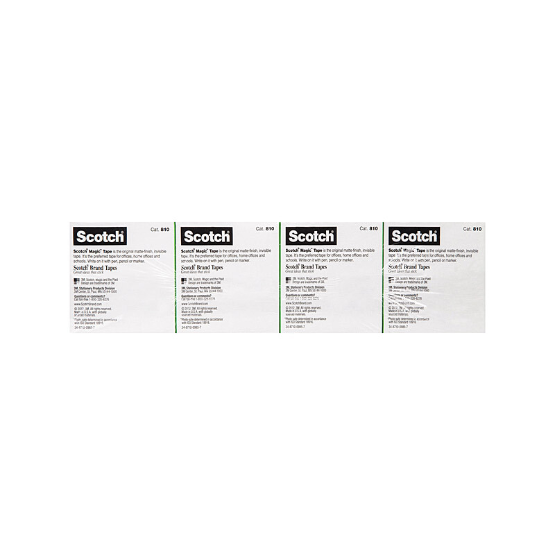 V177-D-SCT70007043238-SCT70007043238__55190-00 SCOTCH Mg Tape 810-16 19mm Pack of 16 - Image 1