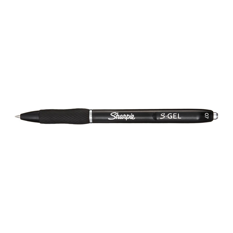 V177-D-SH2096160_uc__26545_1 SHARPIE Retractable 0.7 Pen Black Box of 12 - Image 1