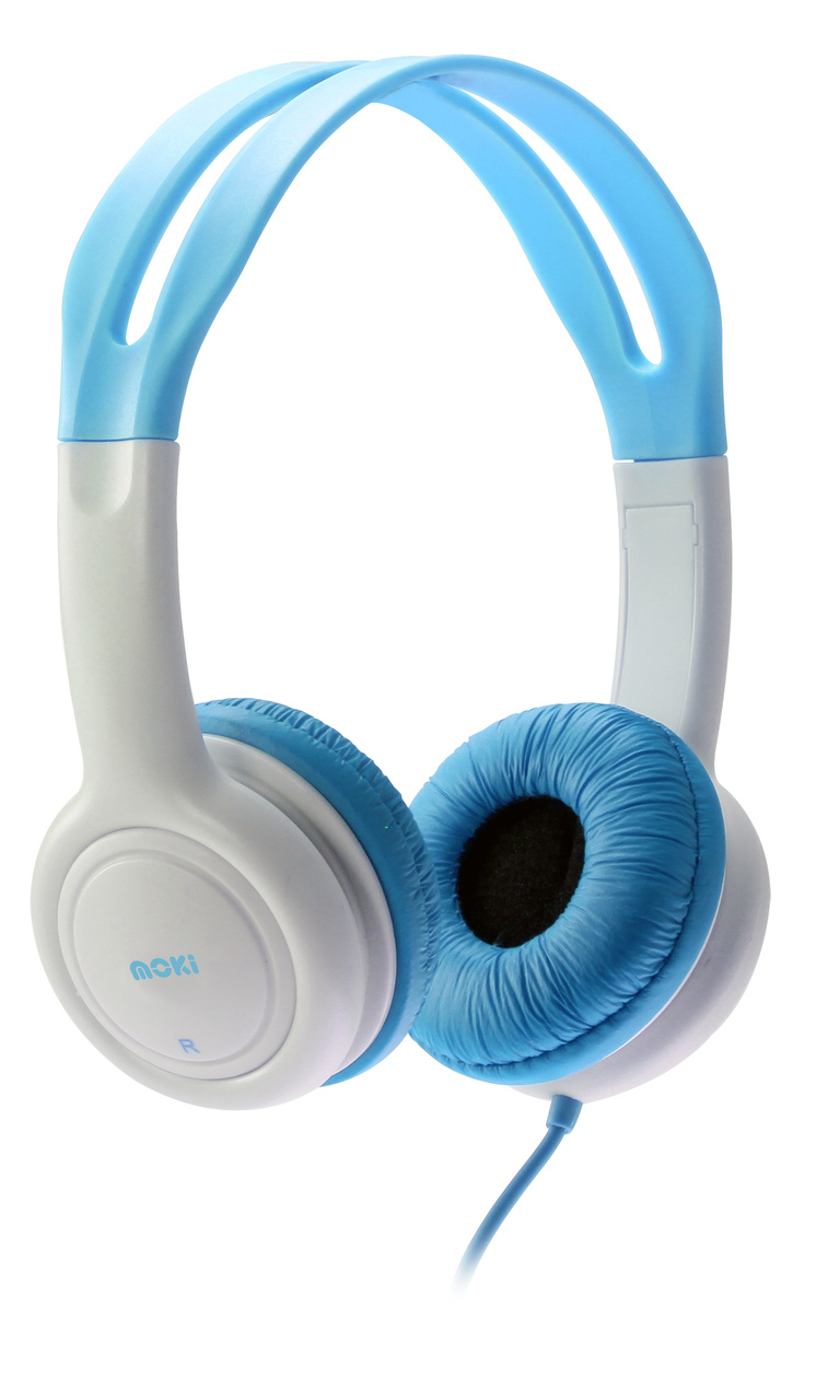 V177-HPKB-MOKI_KIDS_VOL_LIM_HPKB_BLUE__63352-00 MOKI Volume Limited Kids Blue Headphones - Image 1