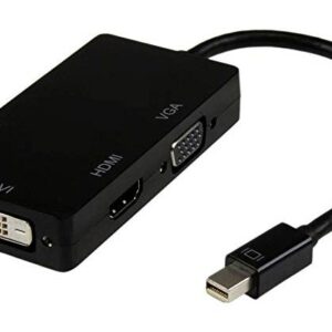 8WARE Mini Display Port DP to DVI/HDMI/VGA Adapter