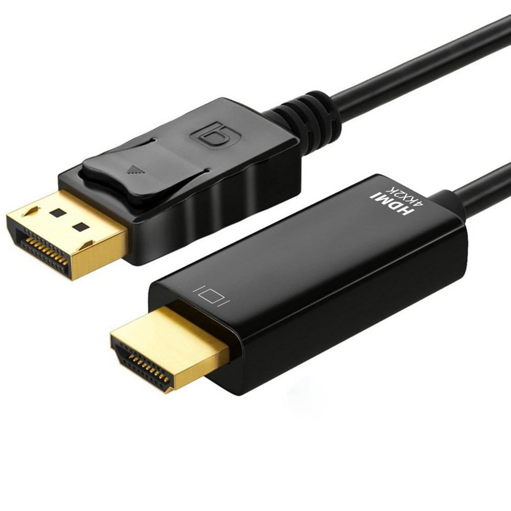 V177-L-CBAT-DPHDMI4K-5M_CBAT-DPHDMI4K-5M__91424_1 ASTROTEK DisplayPort DP Male to HDMI Male Cable 4K Resolution For Laptop PC to Monitor Projector HDTV Video Cable 5M - Image 1