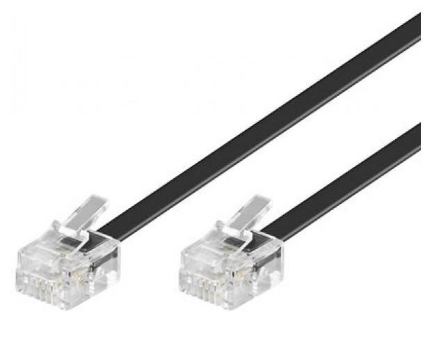V177-L-CBAT-RJ11-MM-2_CBAT-RJ11-MM-2__20917_1 ASTROTEK Telephone 2m extension cable 6p4c Plug/Plug ,with 2xRJ11 6P4c Plugs, Black PVC Jacket.-RoHS W2492ACB - Image 1