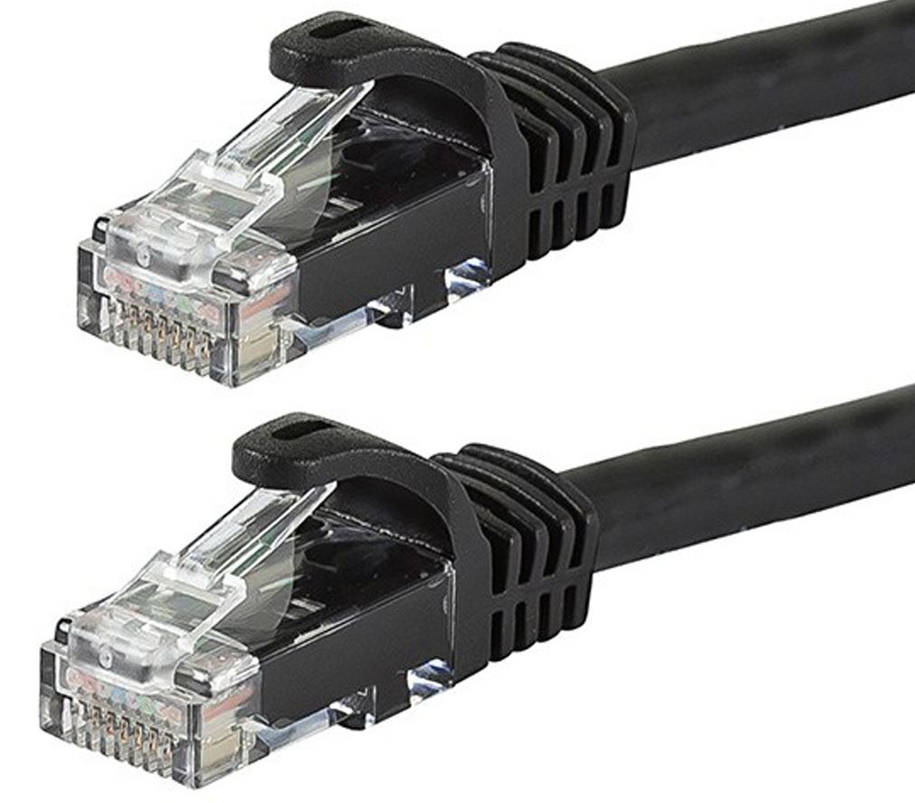 V177-L-CBAT-RJ45BLKU6-3M_CBAT-RJ45BLKU6-3M__81864_1 ASTROTEK CAT6 Cable 3m - Black Color Premium RJ45 Ethernet Network LAN UTP Patch Cord 26AWG-CCA PVC Jacket - Image 1