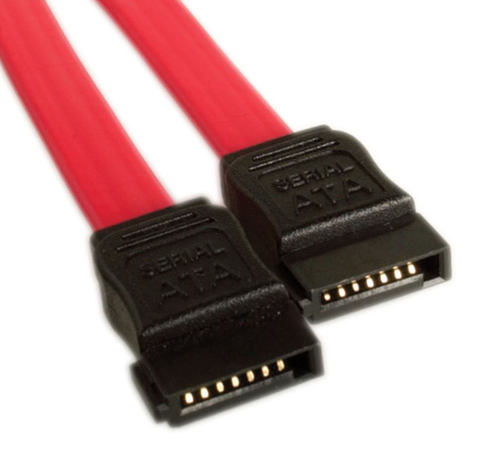 V177-L-CBAT-SATA-180D_CBAT-SATA-180D__24082_1 ASTROTEK Serial ATA SATA 2 Data Cable 50cm 7 pins to 7 pins Straight 26AWG Red CB8W-FC-5031 CB8W-FC-5075 - Image 1