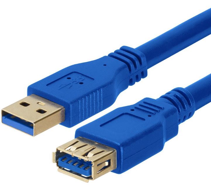 V177-L-CBAT-USB3-AA-3M_CBAT-USB3-AA-3M__78446_1 ASTROTEK USB 3.0 Extension Cable 3m - Type A Male to Type A Female Blue Colour - Image 1