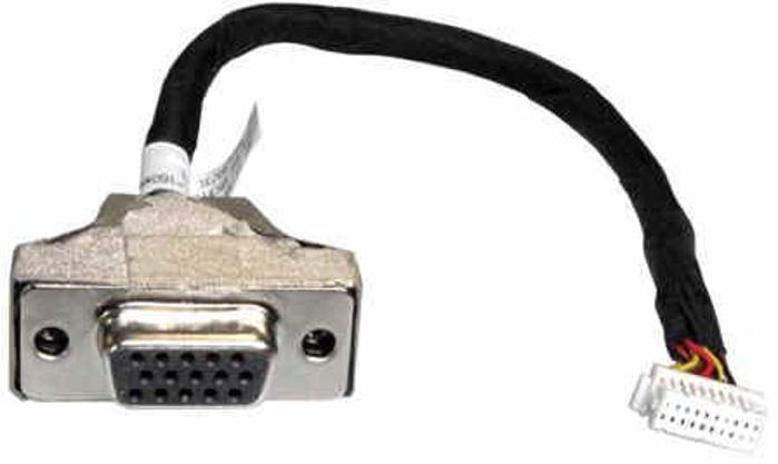 V177-L-CBS-PVG01-CBS-PVG01__58599-00 SHUTTLE PVG01 VGA Port Extension Cable for: DX30, DS81, DS87, DH110, DH170, DQ170; XH81, XH81V, XH110, XH110V - 2x10Pin Female to 1x15Pin VGA - Image 1
