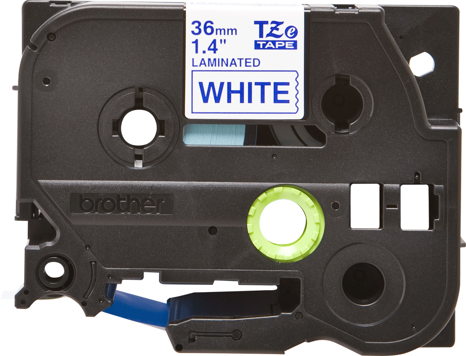 V177-L-COB-TZE-263_TZe263_1__55790_1 Genuine Brother TZe-263 Labelling Tape Cassette Blue on White, 36mm wide, 8m long Compatible with a wide range of Brothers P-touch printers - Image 1