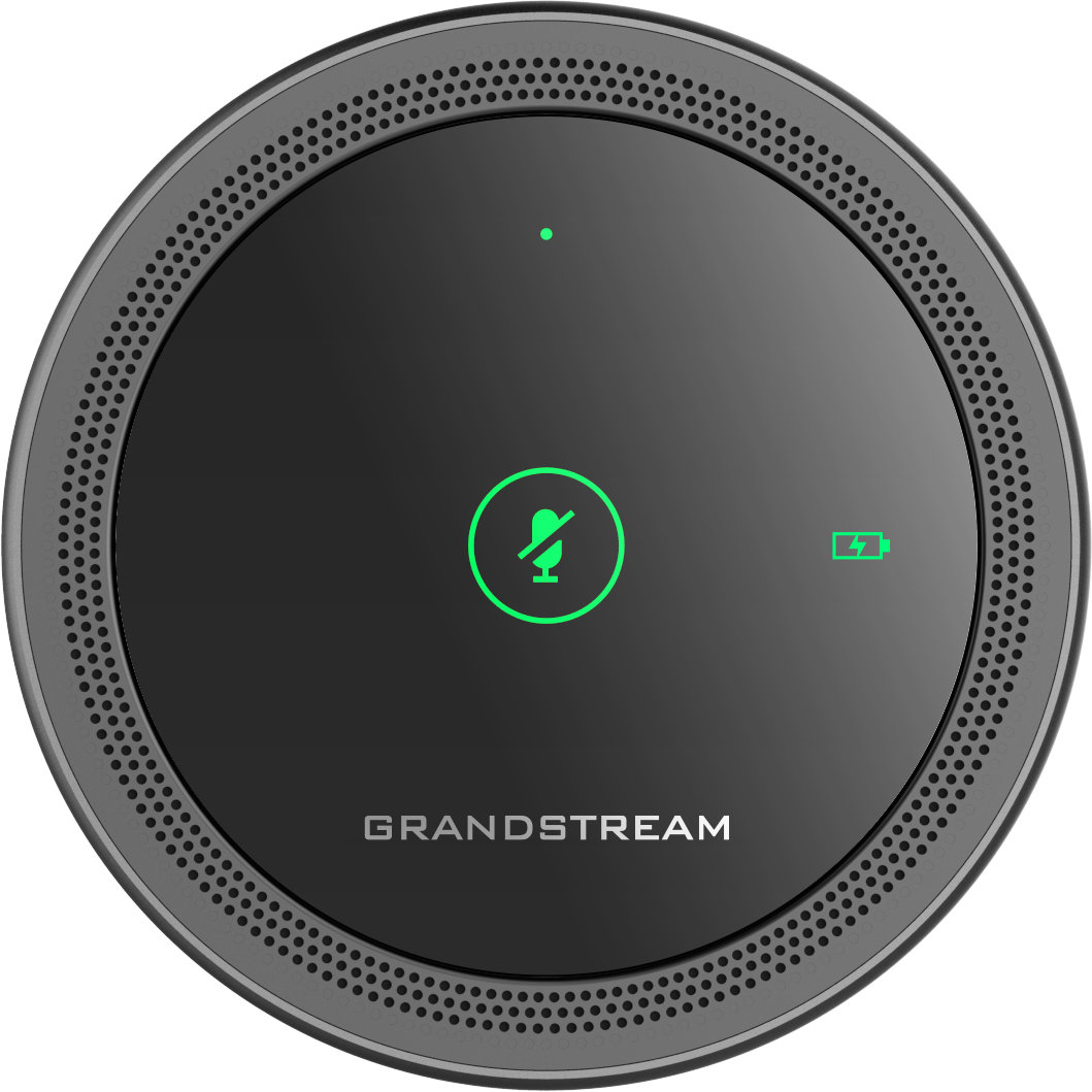 V177-L-IPG-GMD1208_IPG-GMD1208__70684_1 GRANDSTREAM GMD1208 Desktop Wireless Expansion Microphone, Bluetooth, 1500mA Li-ion Battery, 8 Omni Microphones, Opus - Image 1