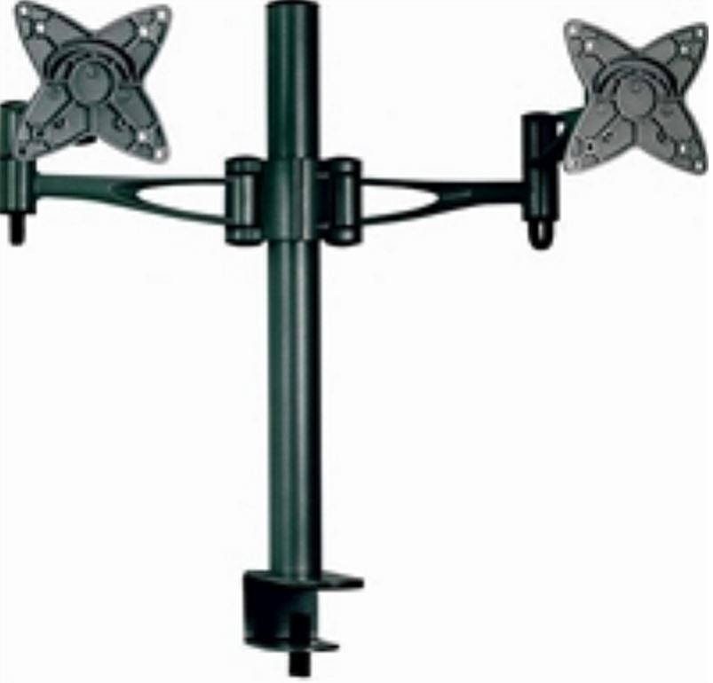 V177-L-MAAT-LCDMOUNT-2H-MAAT-LCDMOUNT-2H__18654-00 Astrotek Dual Monitor Arm Desk Mount Stand 36cm for 2 LCD Displays 21.5' 22' 23.6' 24' 27' 15kg 30° tilt 180° swivel 360° rotate VESA 75x75 100x100 - Image 1