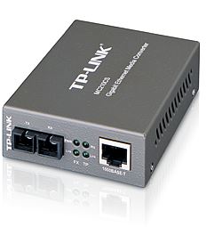 V177-L-NHTL-MC210CS-NHTL-MC210CS__30298-00 TP-LINK MC210CS Gigabit Ethernet RJ45 to SC Fiber Single-Mode Media Converter Extends Distance up to 15km - Image 1