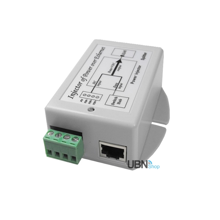 V177-L-NHU-TP-DCDC-1224G-71241-00 UBIQUITI Tycon Power TP-DCDC-1224G 24V Passive POE Output Gigabit Injector - Image 1