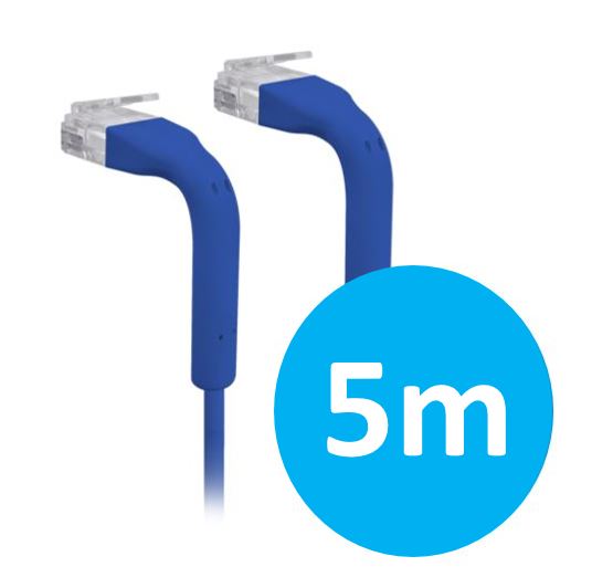 V177-L-NHU-UC-PATCH-5M-BL_NHU-UC-PATCH-5M-BL__47339_1 UBIQUITI patch cable with both end bendable RJ45 5m - Blue - Image 1