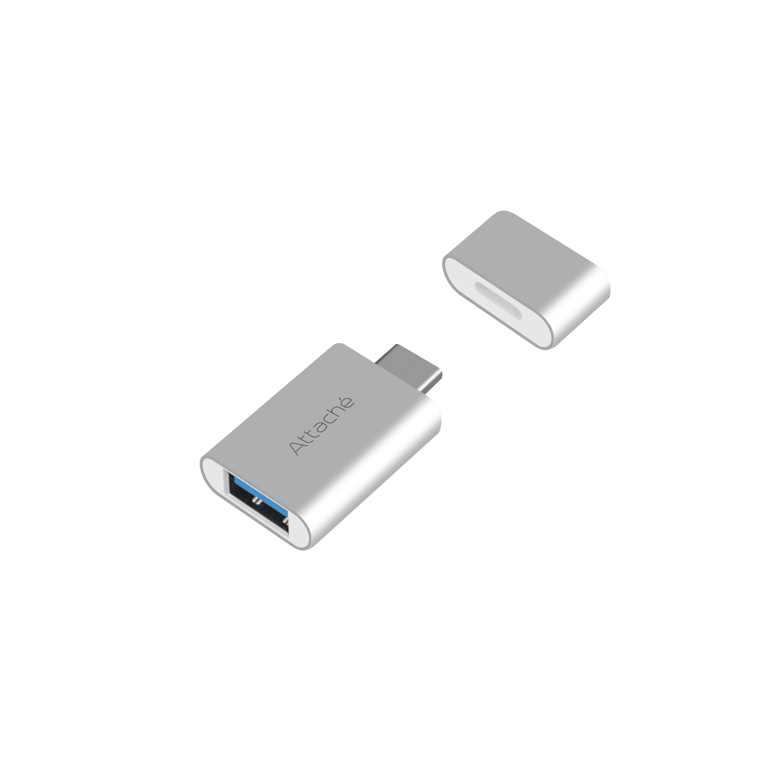 V177-L-USMB-MB-UTC-01-USMB-MB-UTC-01__38535-00 mbeat Attach USB Type-C To USB 3.1 Adapter - Type C Male to USB 3.1 A Female - Support Apple MacBook, Google Chromebook Pixel and USB -C Device (LS) - Image 1
