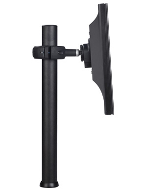 V177-MA-13DONUT-SI_L_13DONUT-SI__36546_1 Atdec Spacedec Display Donut Pole 420mm Black - Single monitor or POS display mount - includes one QuickShift Donut - Image 1
