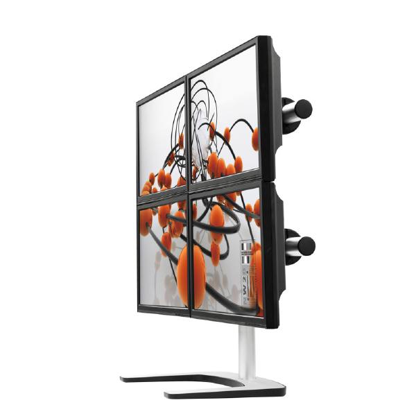V177-MA-13VIS-FS-QUAD_L_13VIS-FS-QUAD__65847_1 Atdec VFS-Q Freestanding Quad Monitor Stand - Image 1