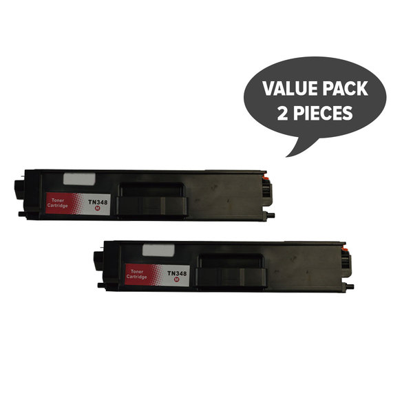 V177-SET2BR348M-SET2BR348M__25108-00 TN-348 Magenta Super High Yield Generic Toner (Set of 2) - Image 1