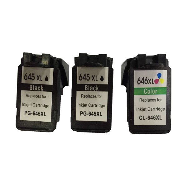 V177-SET656XL3-SETVPPG645__83865-00 Remanufactured Value Pack 2 x PG645XL Black & 1 x CL646XL Colour *New Chip - Image 1
