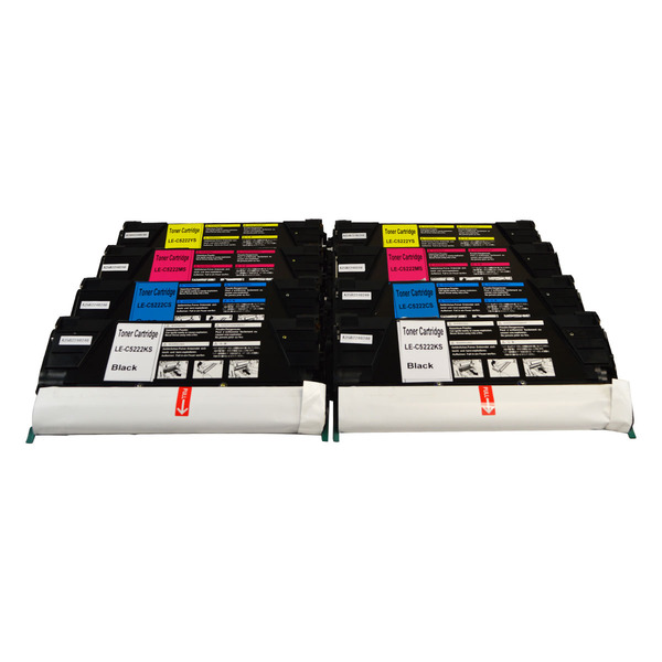 V177-SET8LEX5220-SET8LEX5220__37185-00 C5220 Series Generic Toner Set X 2 - Image 1