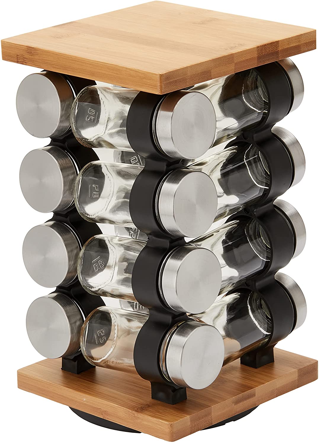 V178-84362_84362_1_8z4qunDlt Spice Rack Organizer with 12 Pieces Jars for Kitchen - Image 1