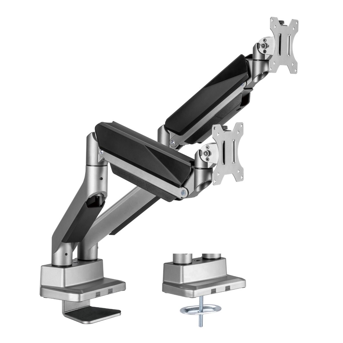 V186-ACA-HMA-DGS01Y-173871-00 activiva Heavy Duty Dual Monitor Screen Gas Spring Monitor Arm - Image 1