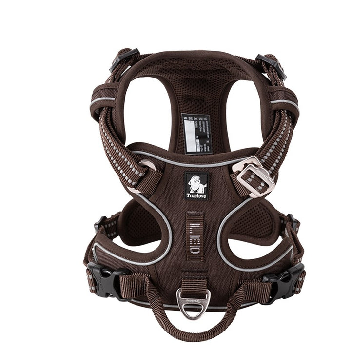 V188-ZAP-TLH56512-BROWN-XS-B09P4BKZ3X.MAIN_720x720-00 No Pull Harness Brown XS - Image 1