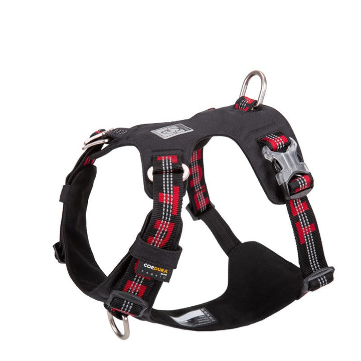 V188-ZAP-TLH6282-BLACK-M-B09P4B8LZZ.MAIN_d28ac80a-3b6c-4d44-95d2-2ca503d5f4c6_720x720-00 Lightweight 3M reflective Harness Black M - Image 1
