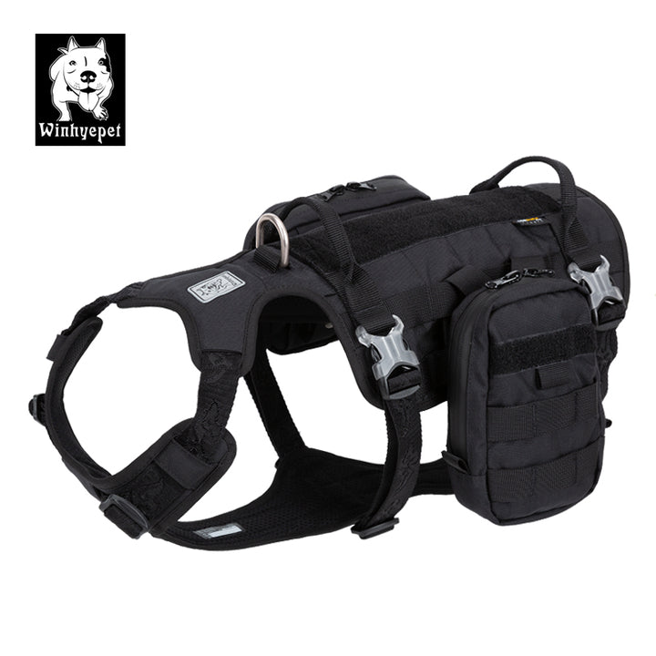 V188-ZAP-YH1805-BLACK-M-YH1805_213b2acd-c815-42e4-ad75-9da540cec050_720x720-00 Whinhyepet Military Harness Black M - Image 1