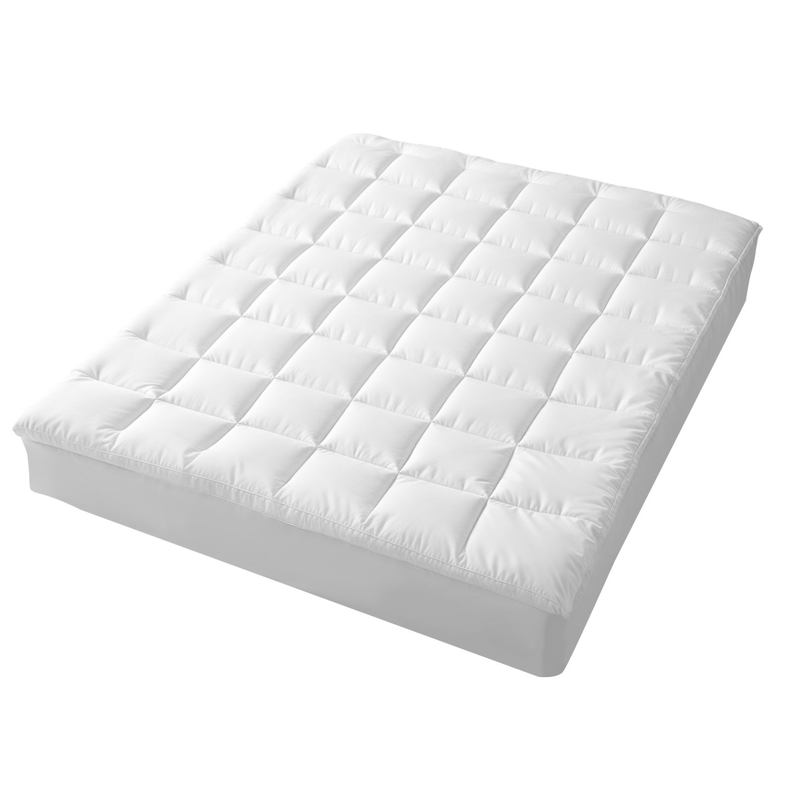 V196-MTQ200_K-206092-00 Hypoallergenic, Antibacterial w/ 100% Microfiber filling Mattress Topper - QUEEN - Image 1