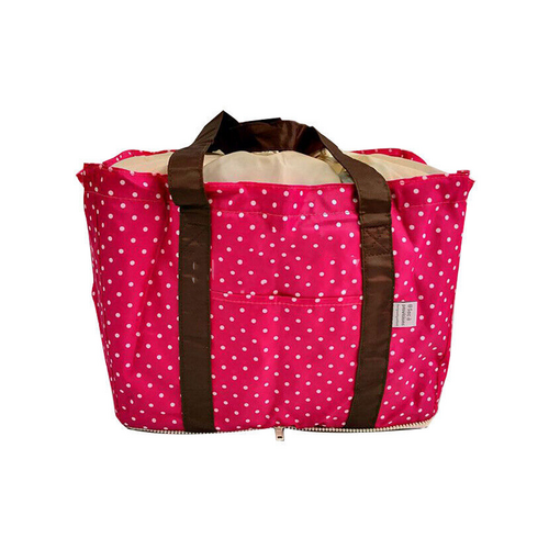 V201-W12583192-191423-00 Large Supermarket Shopping Bag Eco Grocery Shoulder Bag Tote Foldable Reusable - Image 1