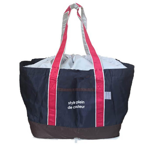 V201-W12583198-191426-00 Large Supermarket Shopping Bag Eco Grocery Shoulder Bag Tote Foldable Reusable - Image 1