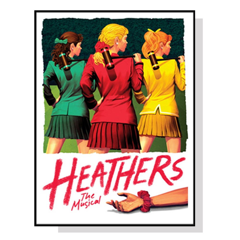 V207-1550-66737-00 Wall Art 70cmx100cm Heathers The Musical Black Frame Canvas - Image 1